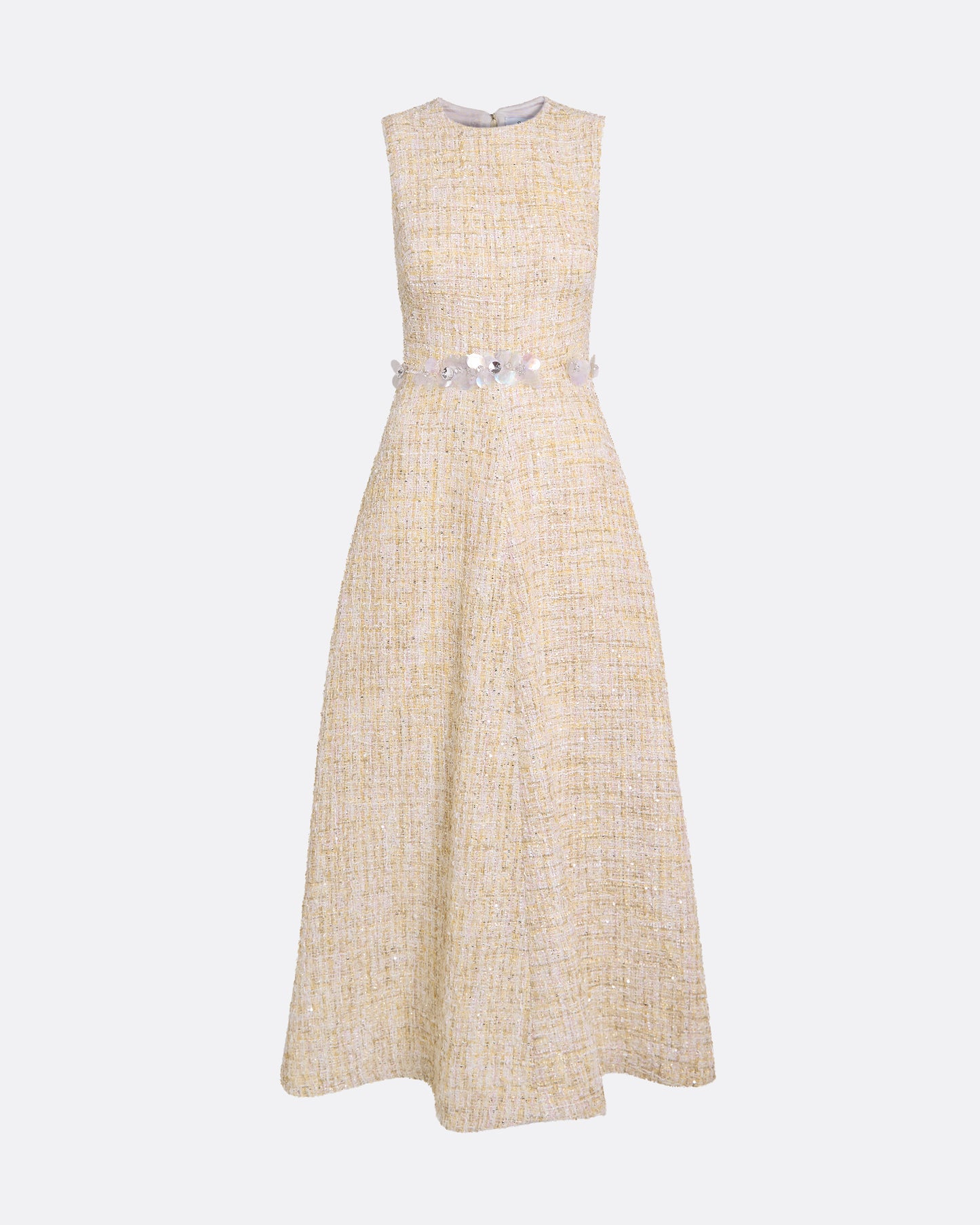 Maisie Midi Dress in Tweed