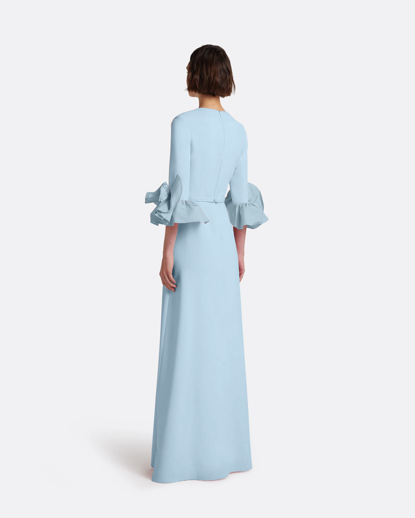 Belen Long Dress in Pale Blue