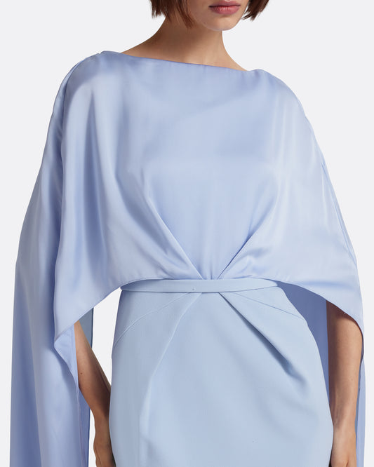Mirabella Long Dress in Soft Sky