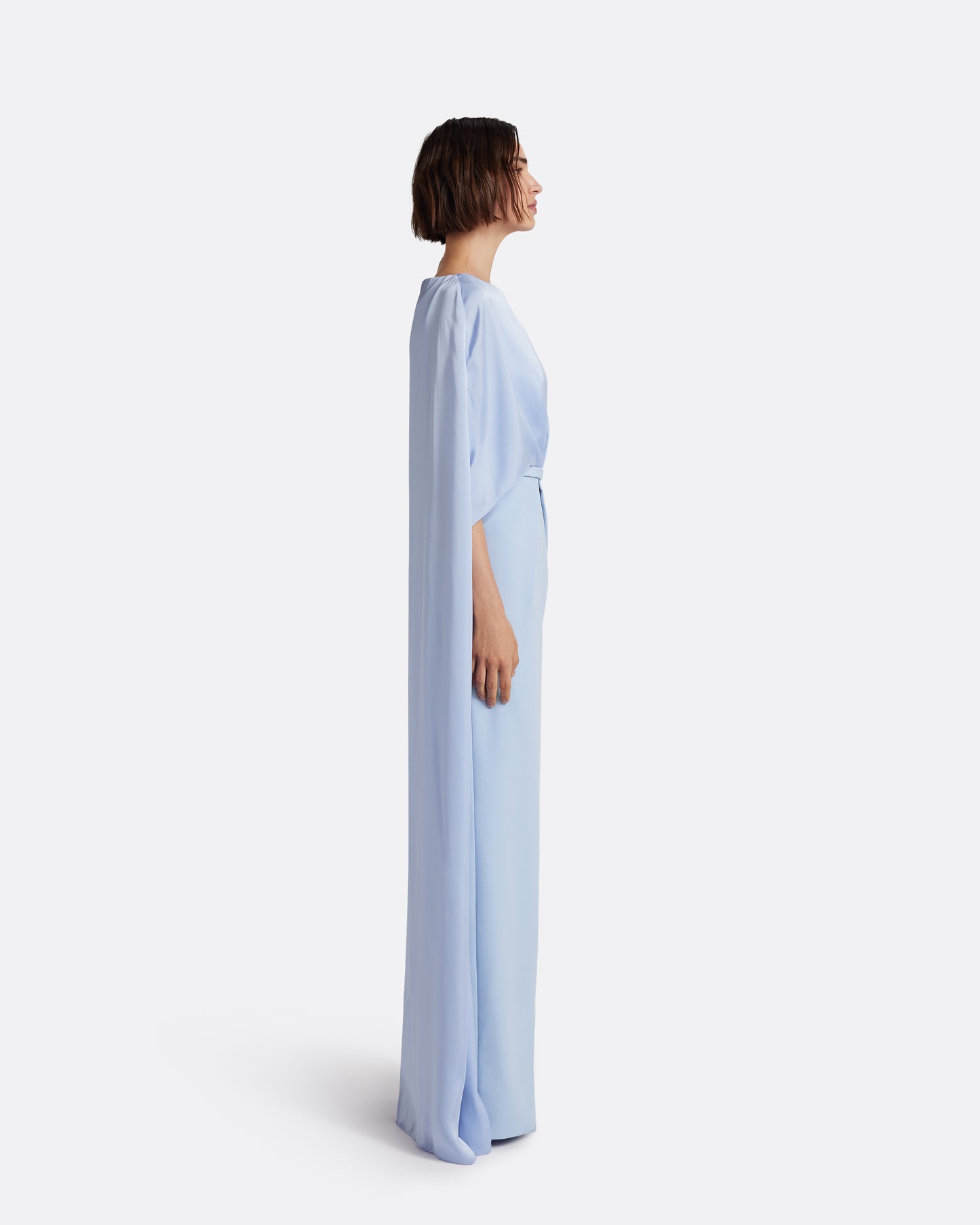 Mirabella Long Dress in Soft Sky