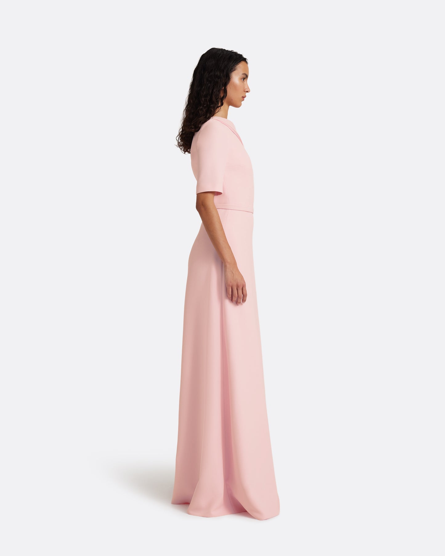 Stephanie Long Dress in Lychee