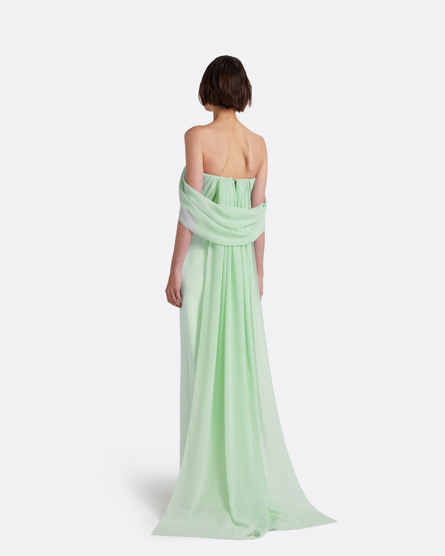 Iselle Dress Long in Sea Glass