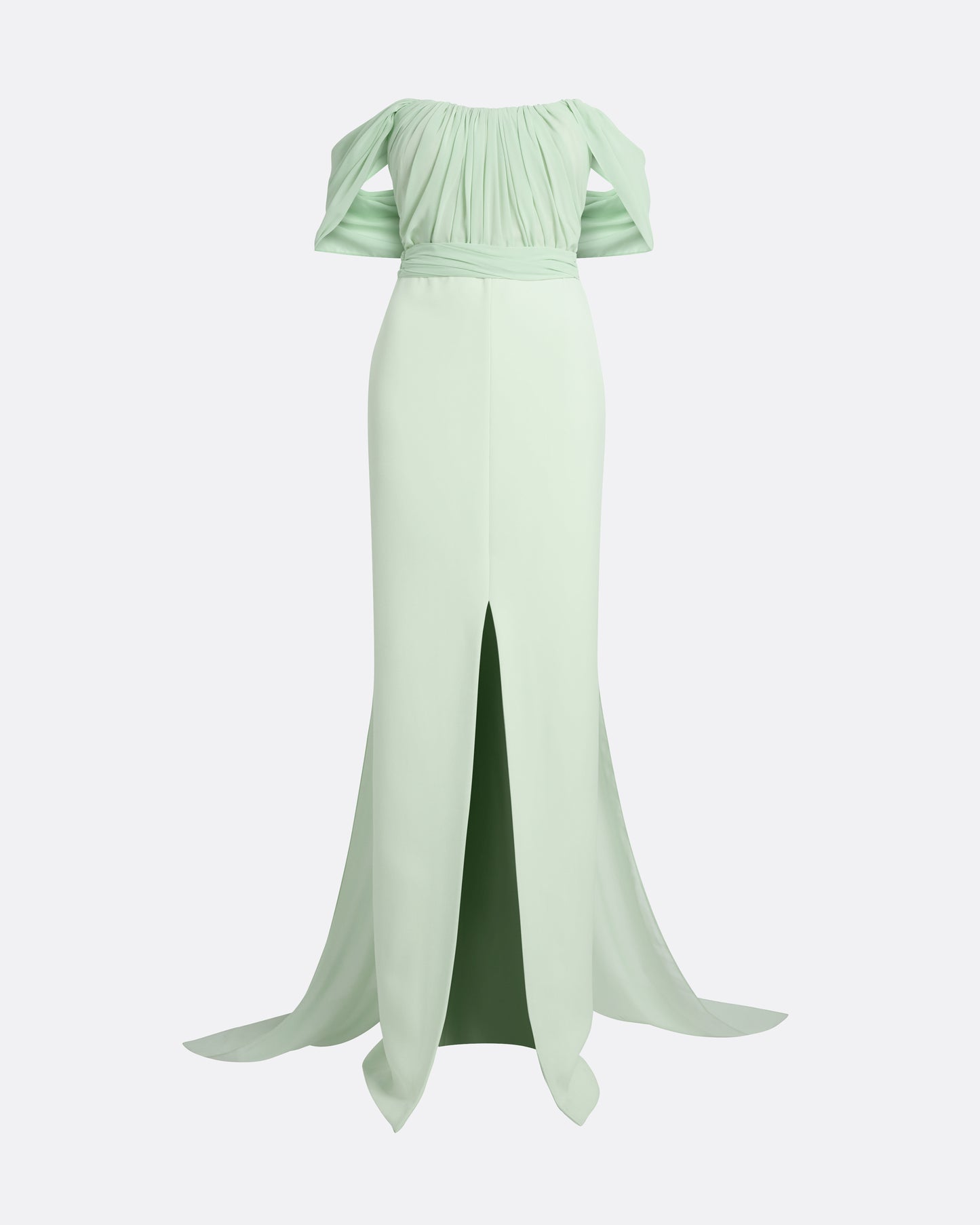 Iselle Dress Long in Sea Glass