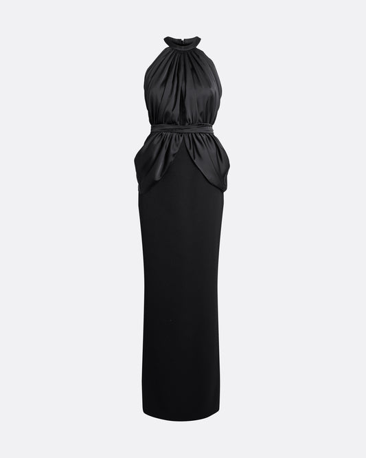 Amereis Long Dress in Black