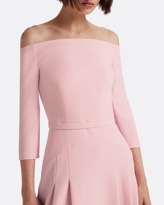 Amadora Long Dress in Lychee
