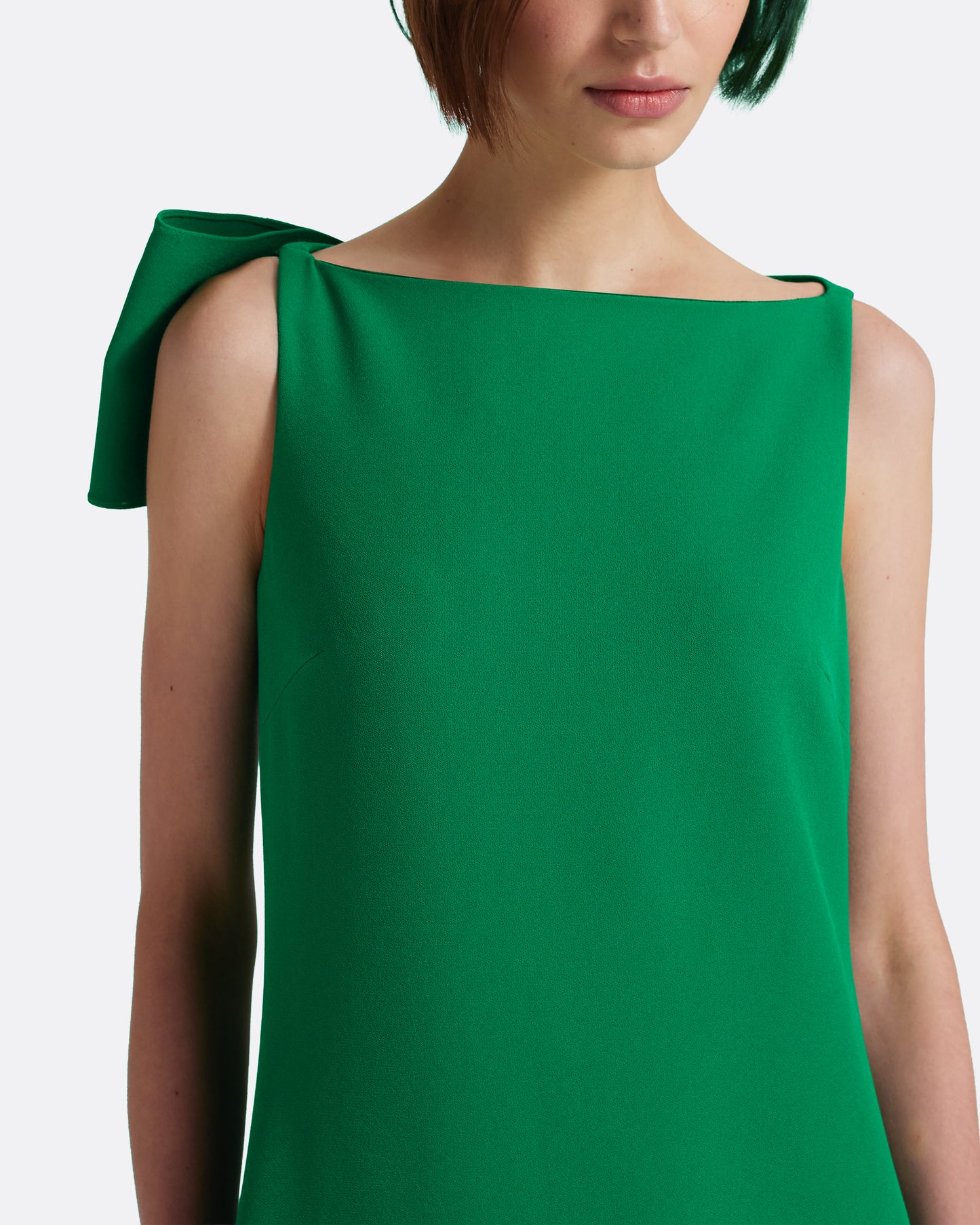 Mallory Long Dress in Jewel Green