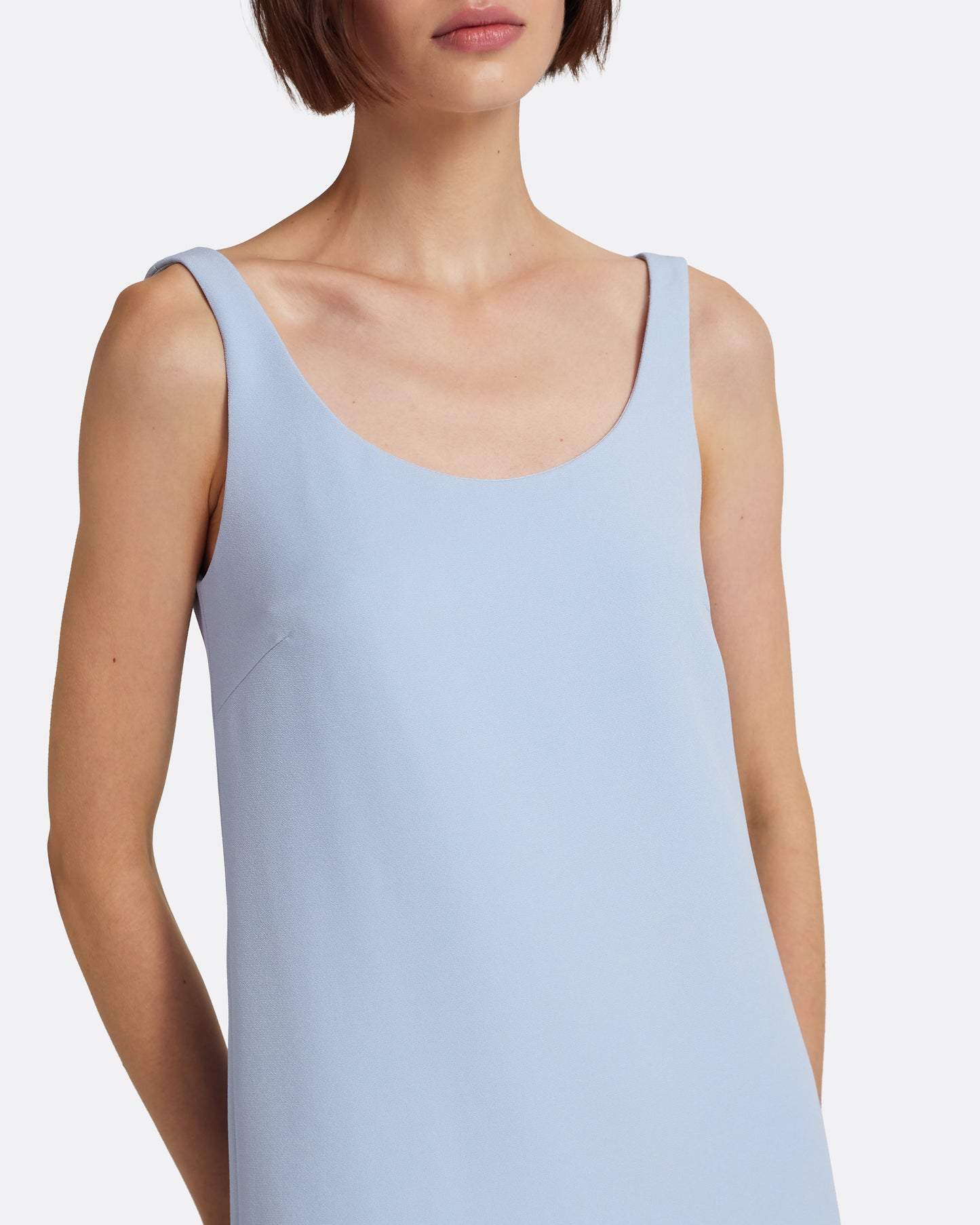 Maddison Long Dress in Soft Sky