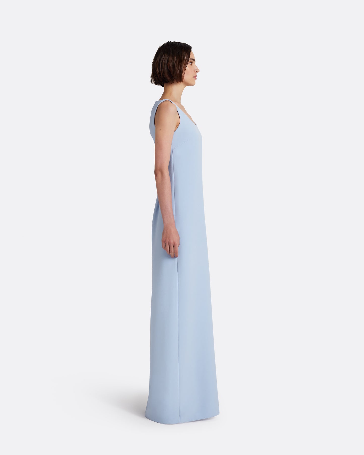 Maddison Long Dress in Soft Sky