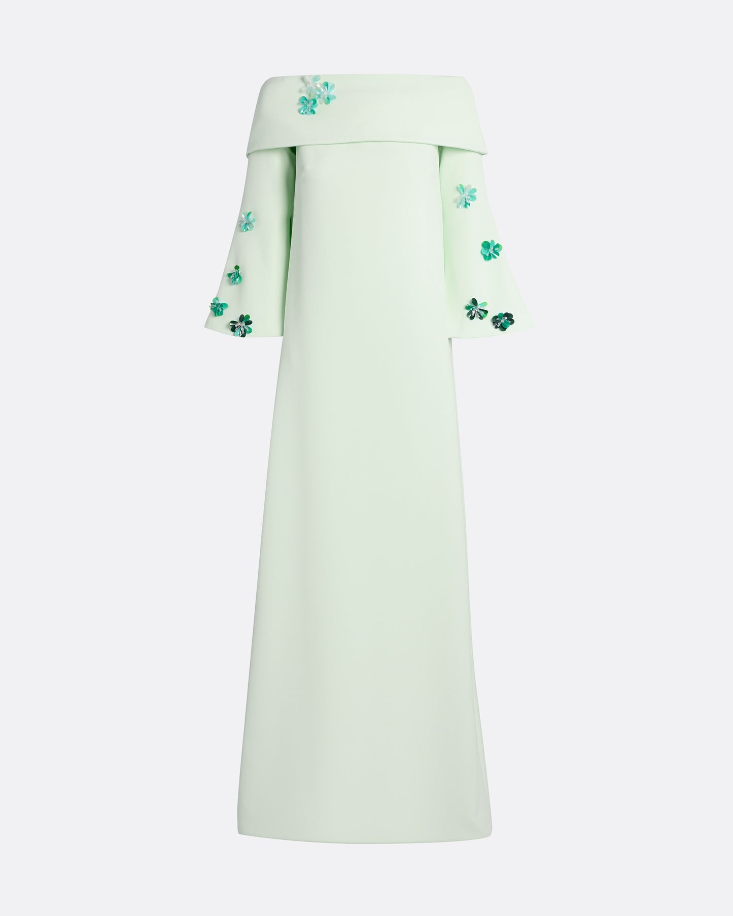 Cielle Long Dress with Pheobe Harness in Sea Glass