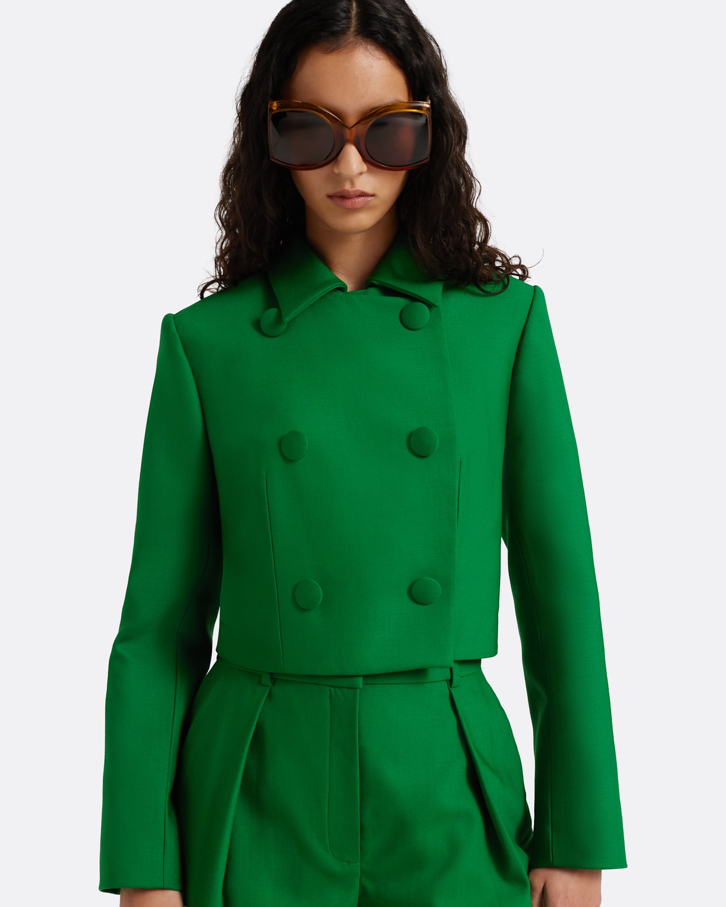 Yui Jacket in Blade Green