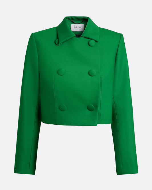 Yui Jacket in Blade Green
