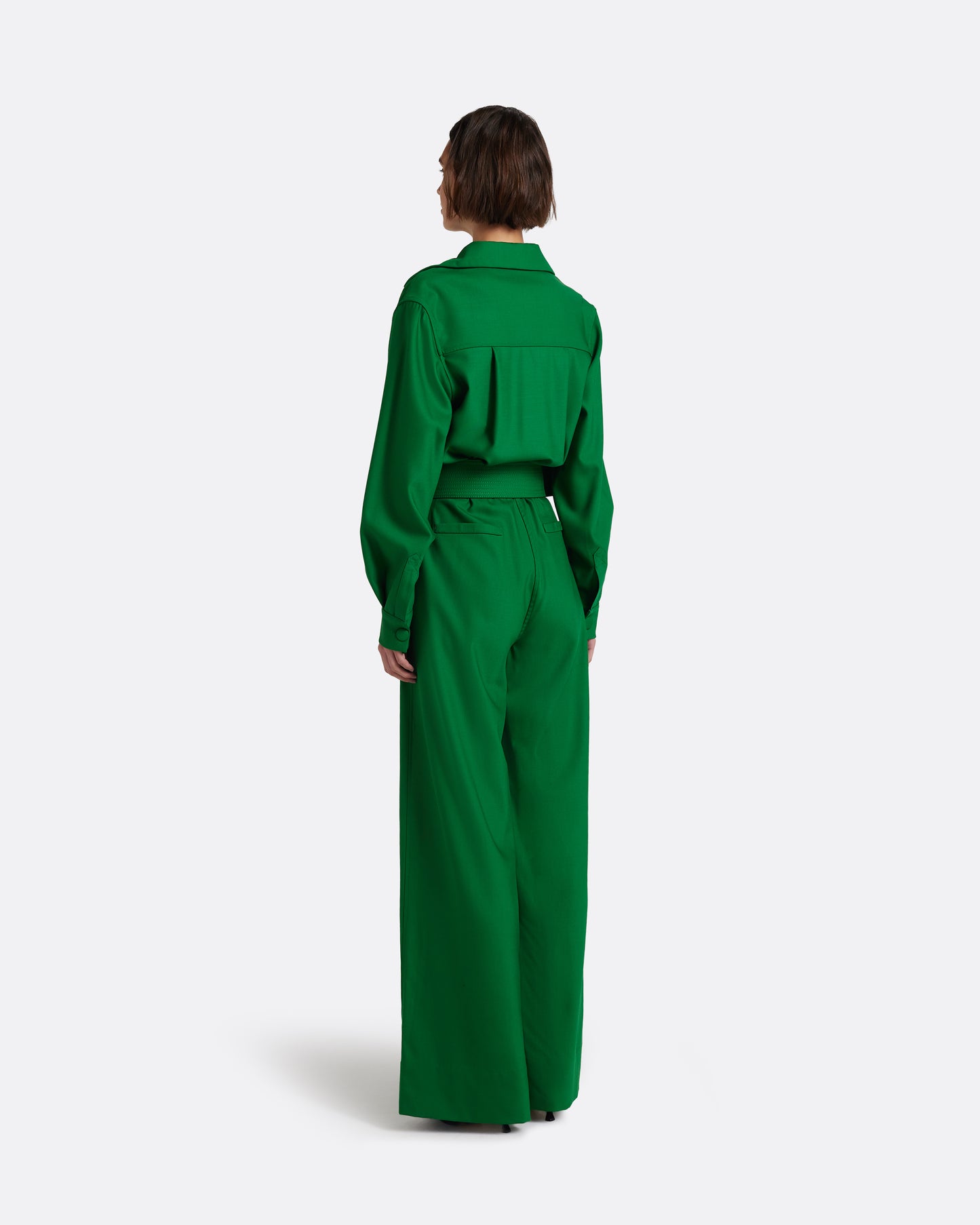 Ottilie Jumpsuit in Blade Green