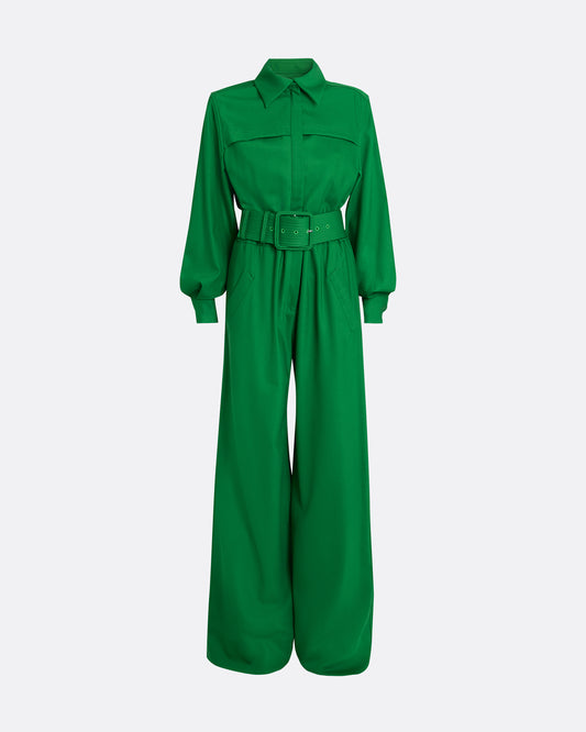 Ottilie Jumpsuit in Blade Green