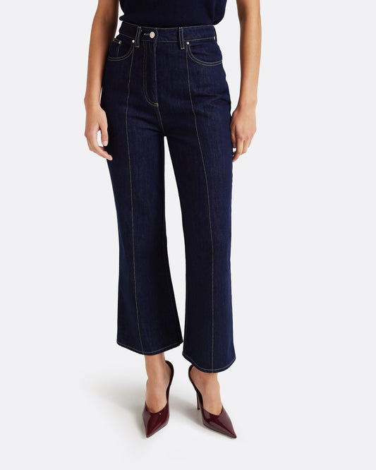 Marietta Denim Trouser in Dark Wash