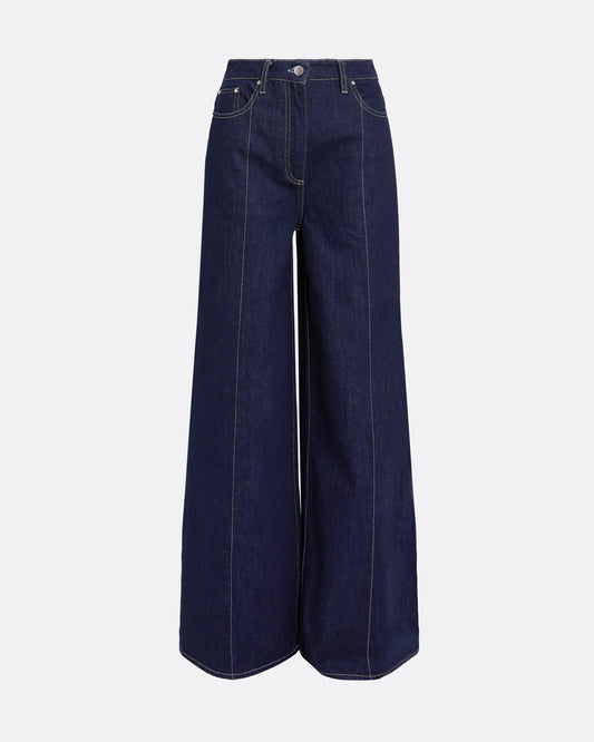Fulvia Denim Trouser in Dark Wash