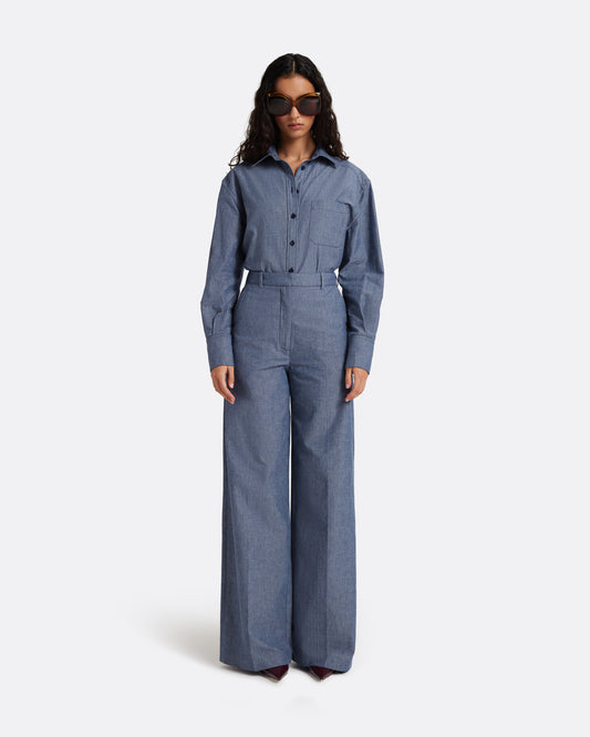 Giada Shirt in Blue Blend