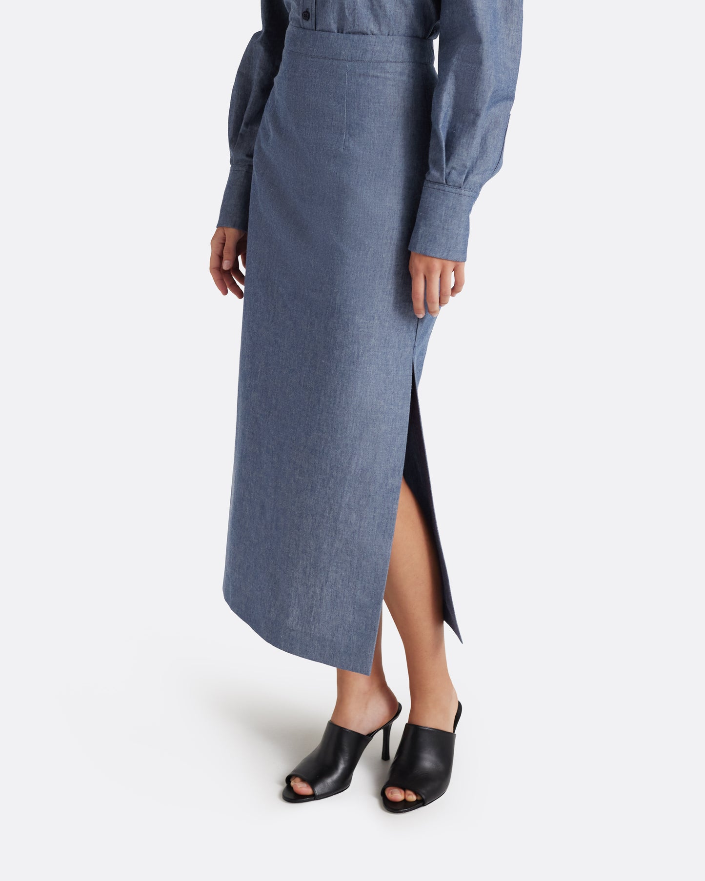 Kyoto Skirt in Blue Blend