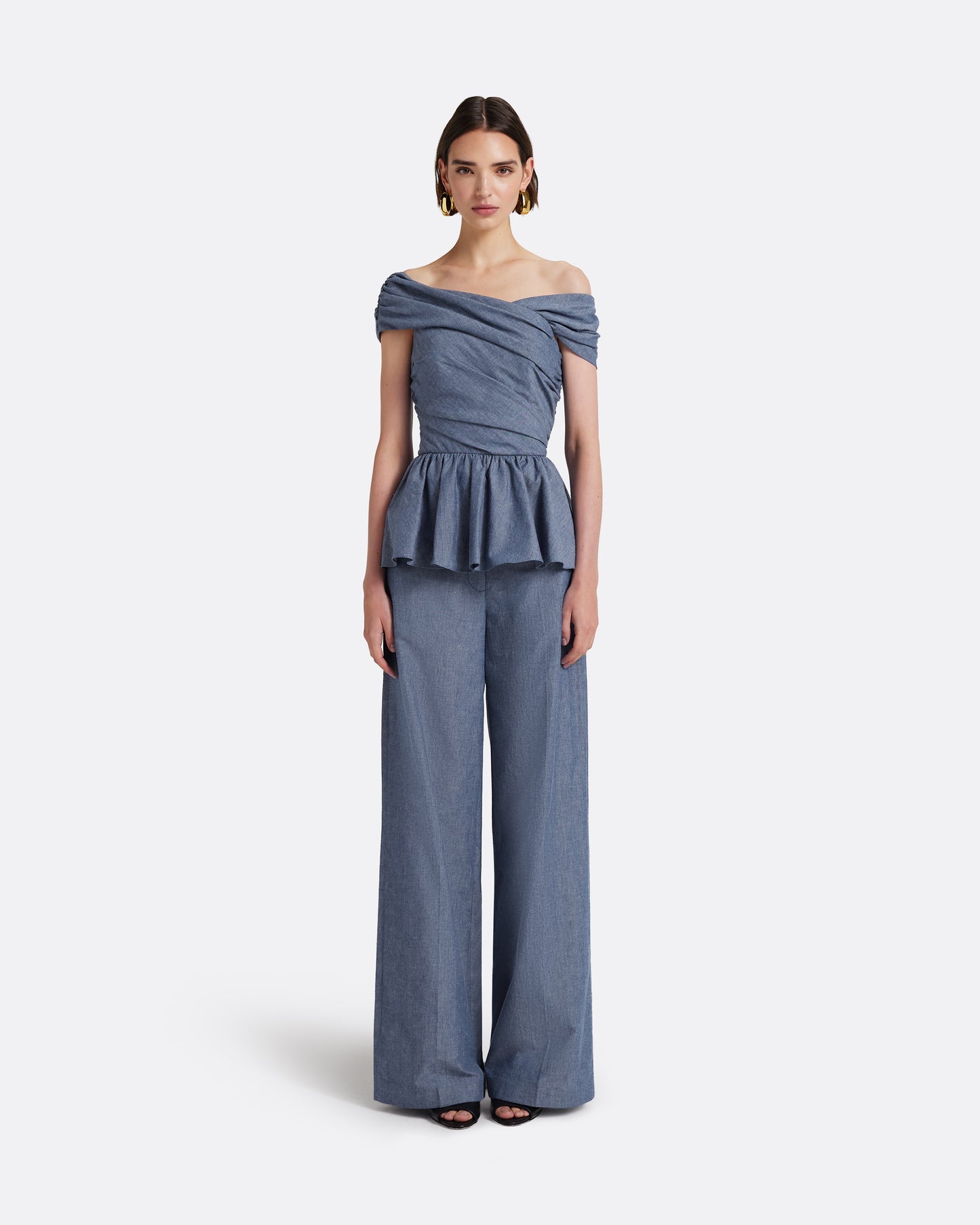 Melanie Top in Blue Blend