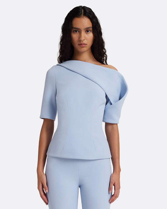 Marley Top in Soft Sky