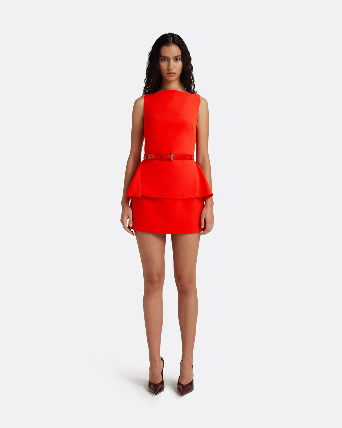 Lula Belt in Apple Red