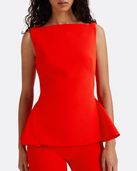 Ashlyn Top in Apple Red