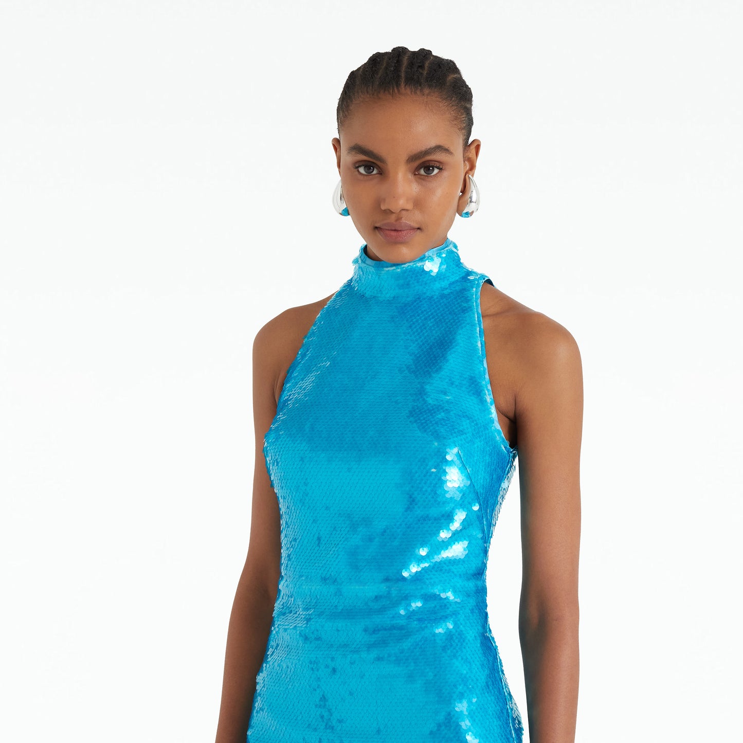 Viba Aquamarine Long Dress