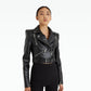 Euphemie Black Vegan Leather Jacket