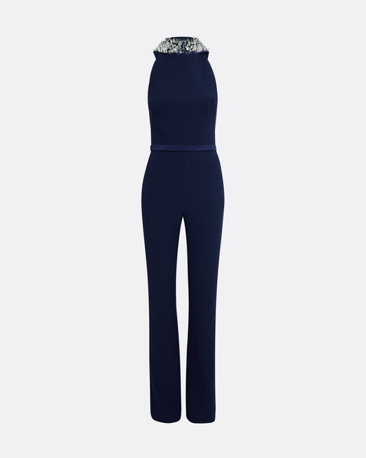 Luna Maritime Embroidered Jumpsuit