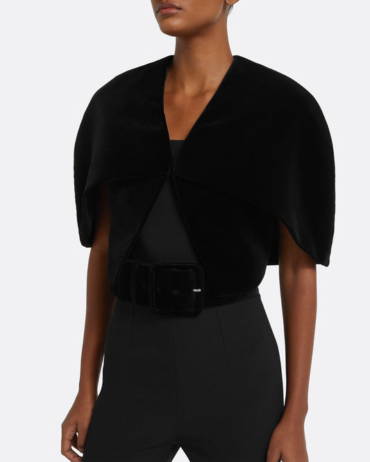Devon Cape in Black
