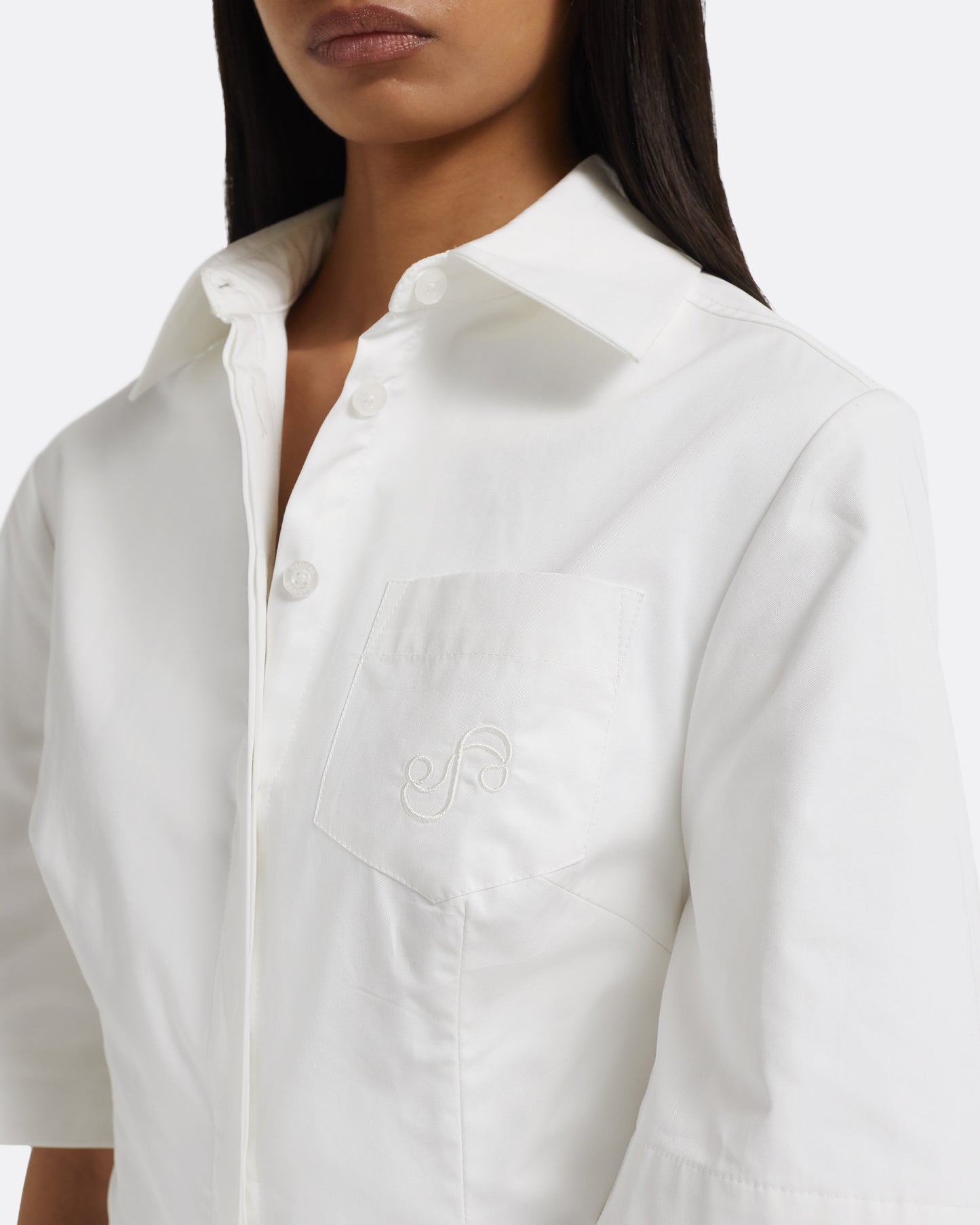 Aster Midi Dress in Ivory