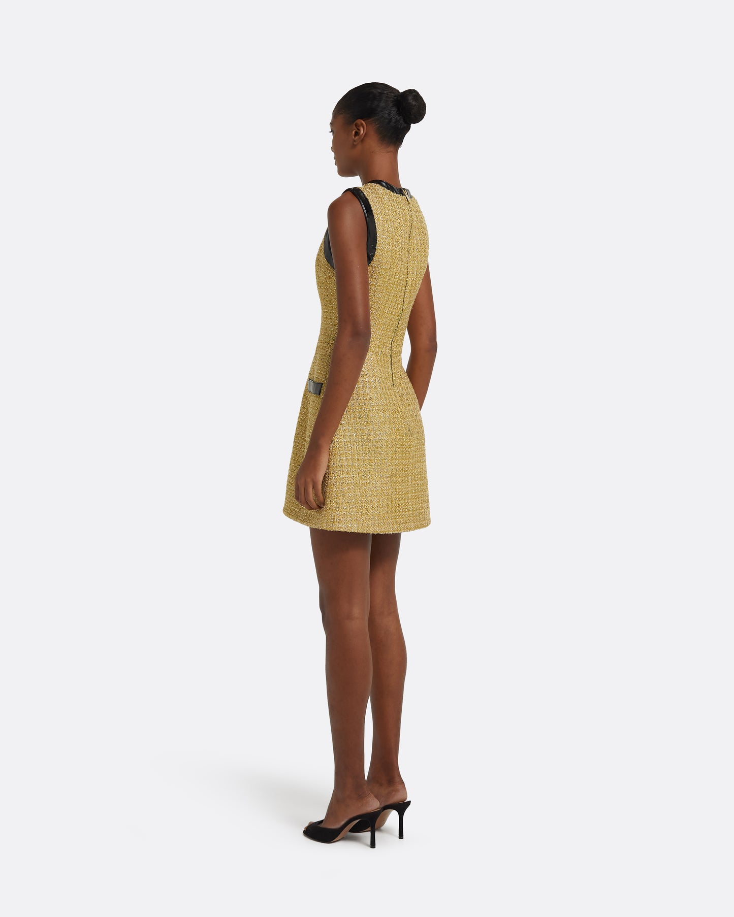 Hailey Short Dress in Yellow Gold