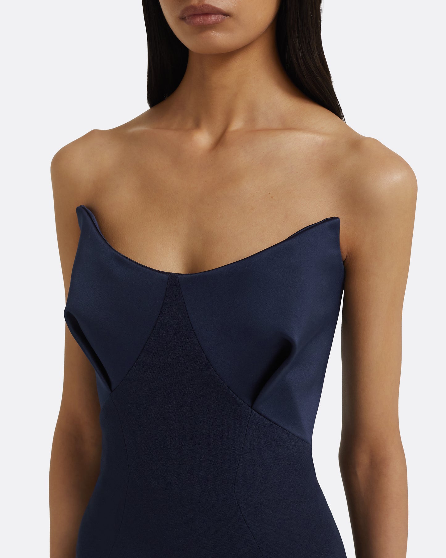 Drew Dress Long in Maritime Blue