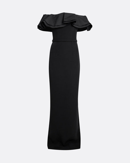 Ryan Long Dress in Black