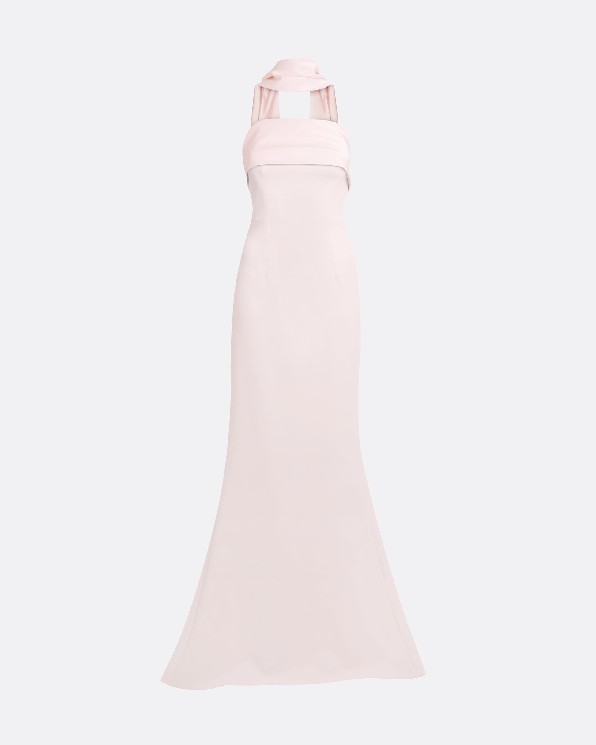 Roshana Barely Pink Long Dress – Safiyaa London Roshana Barely Pink Long Dress – Safiyaa London