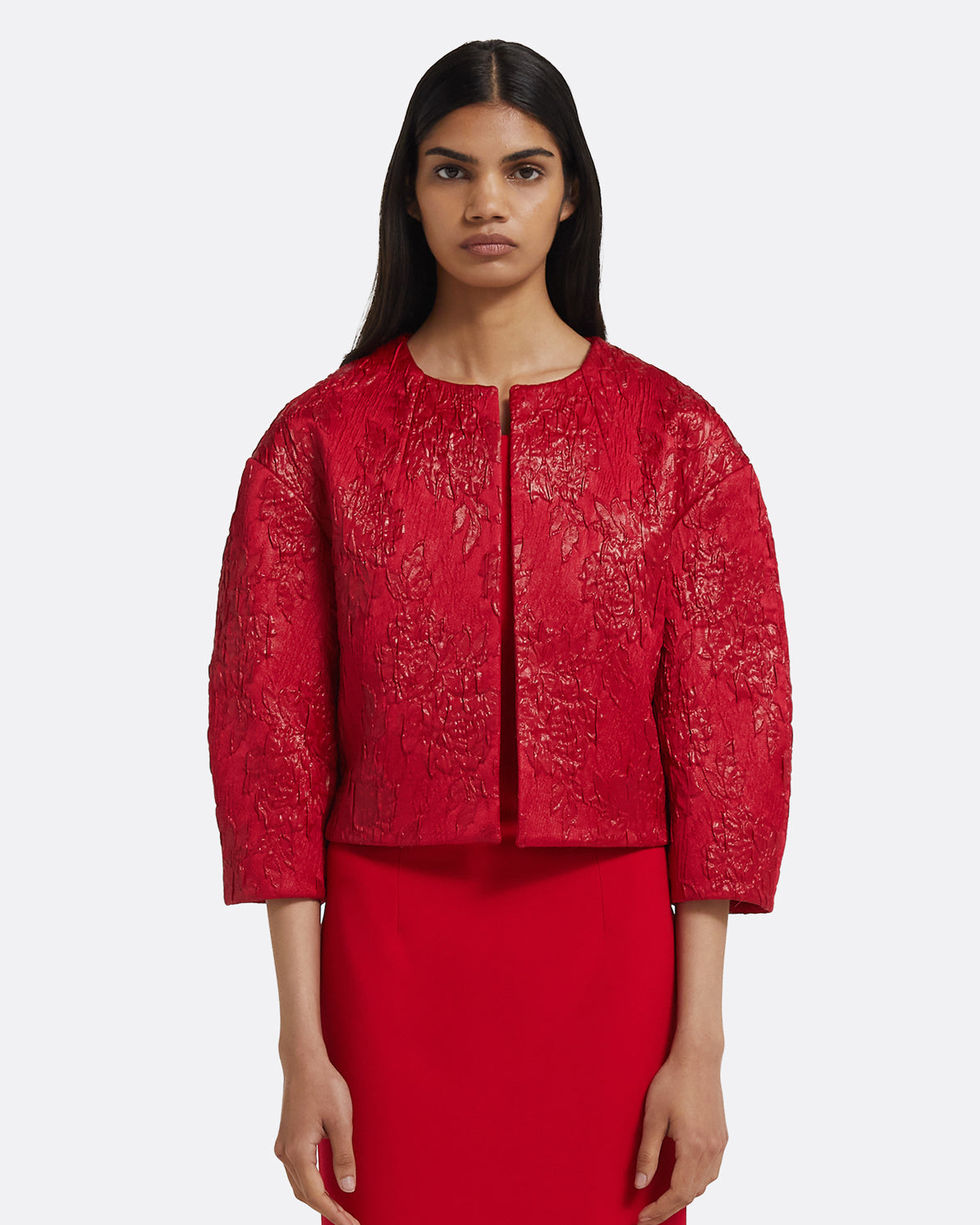 Ivy Jacket in Crimson