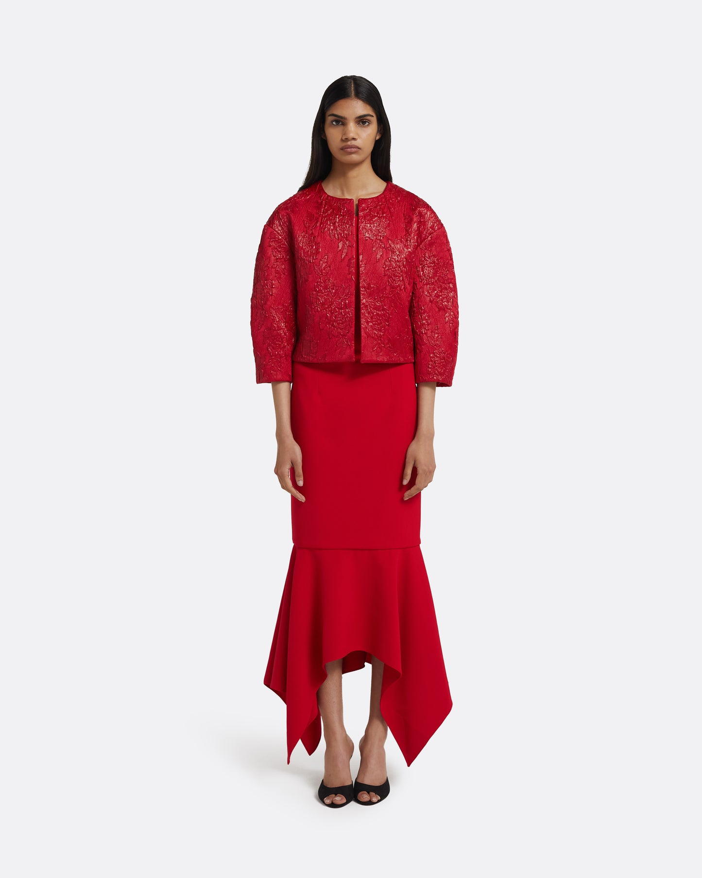 Ivy Jacket in Crimson