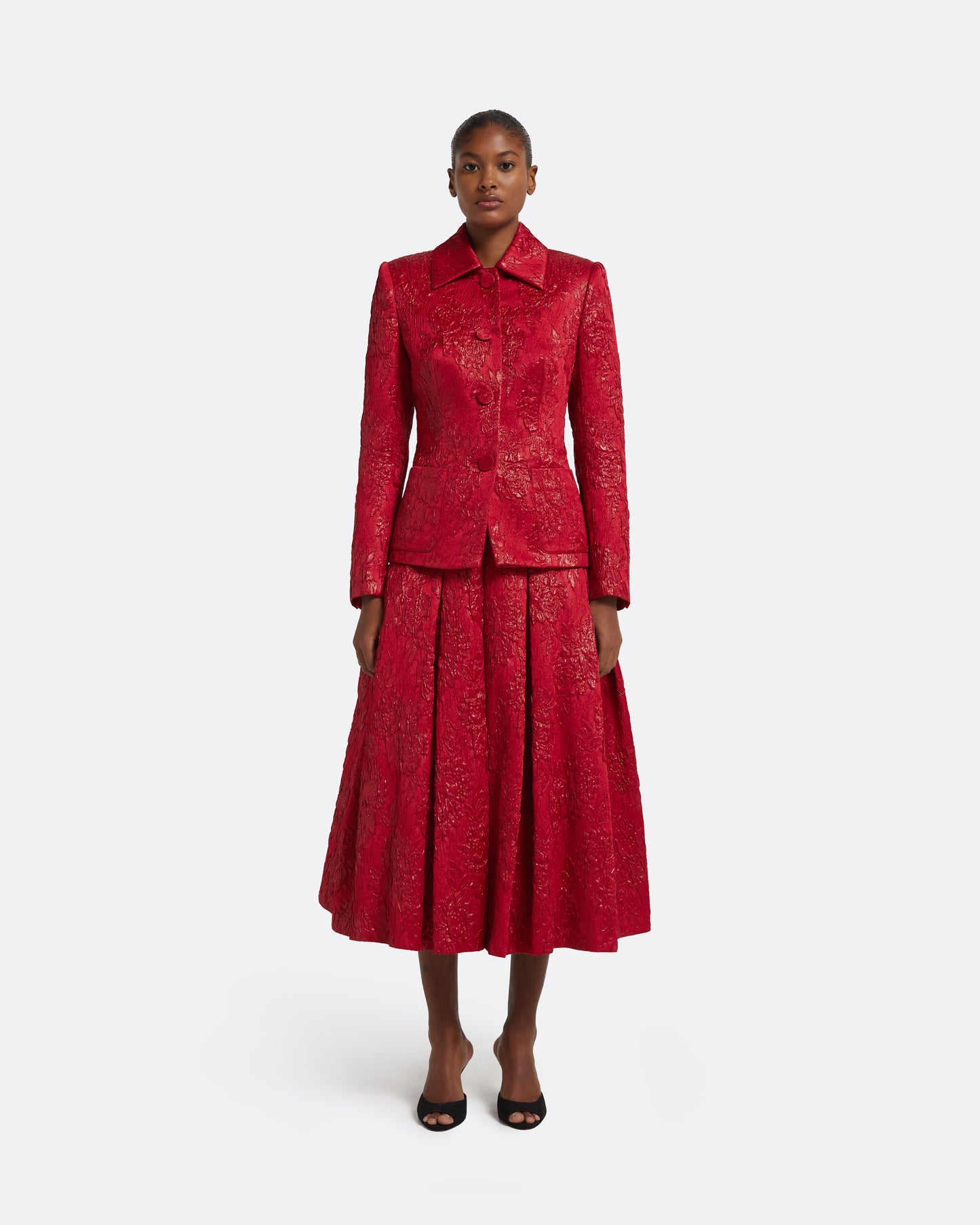 Flynn Jacket in Crimson