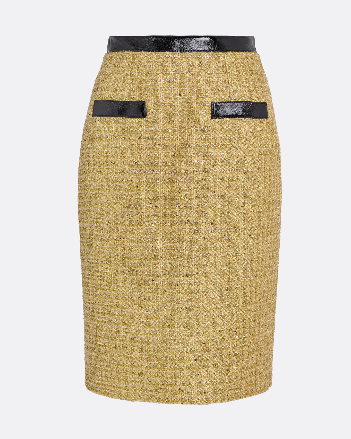 Lucas Midi Skirt in Yellow Gold