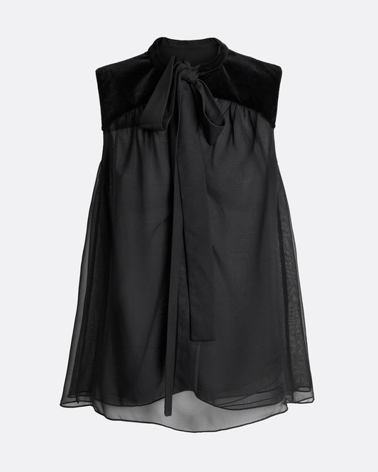 Terry Top in Black