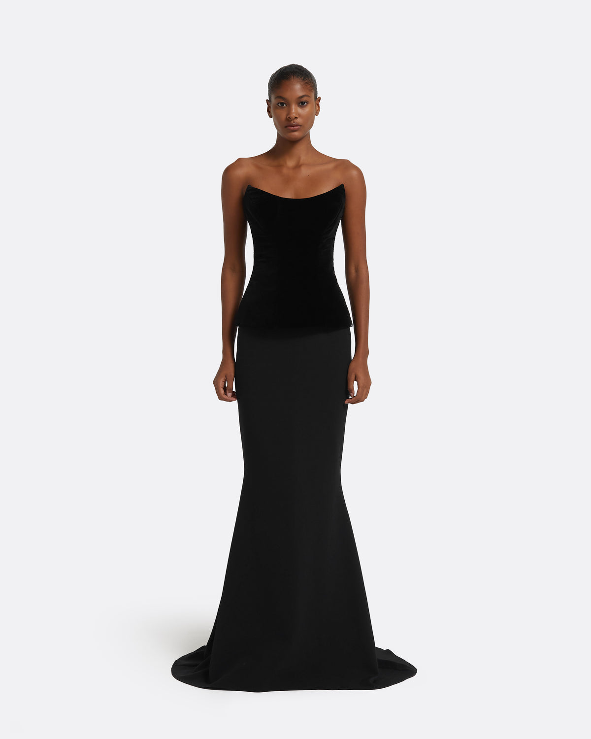 Safiyaa London Gayeta Long Skirt in Black