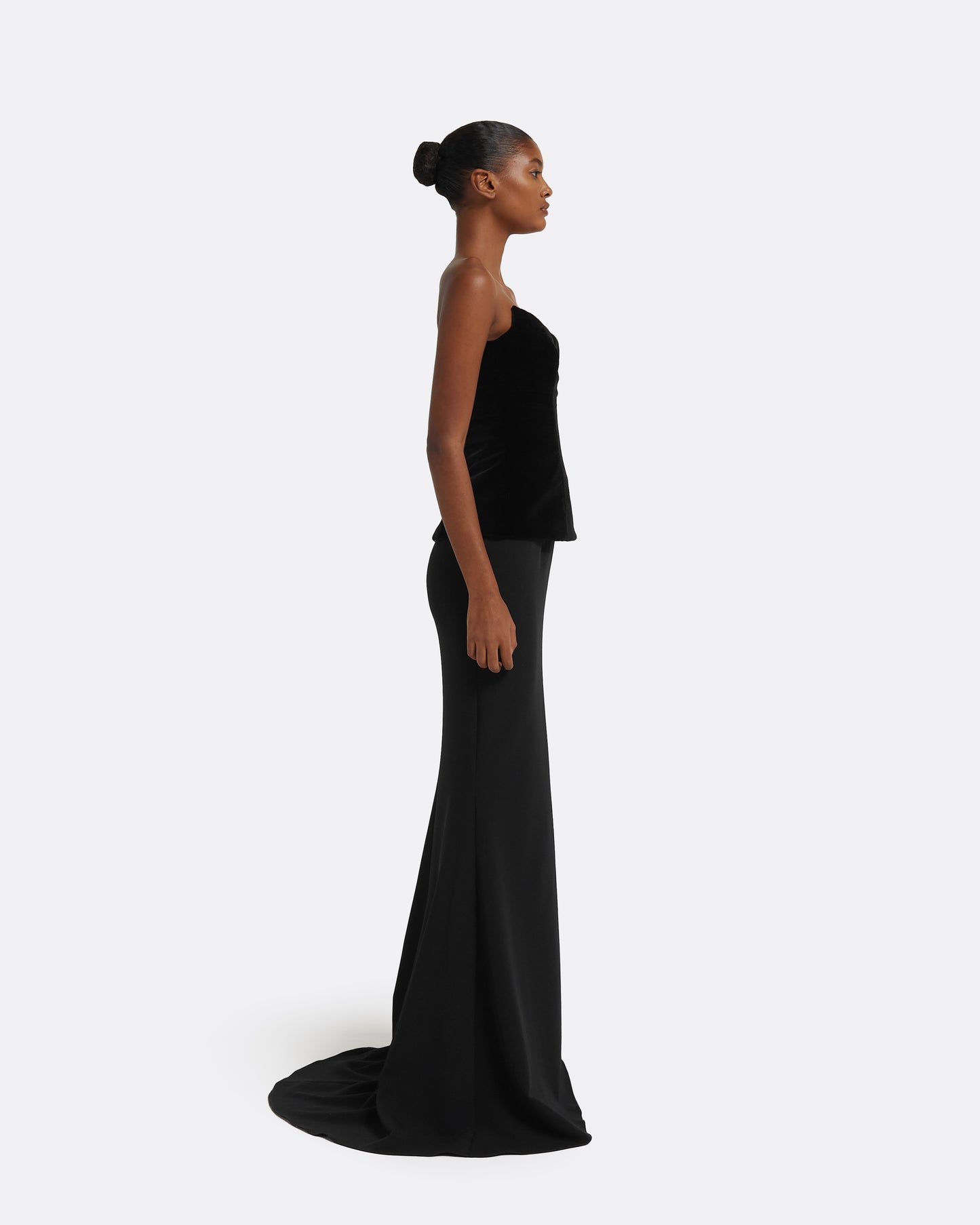 Gayeta Long Skirt in Black