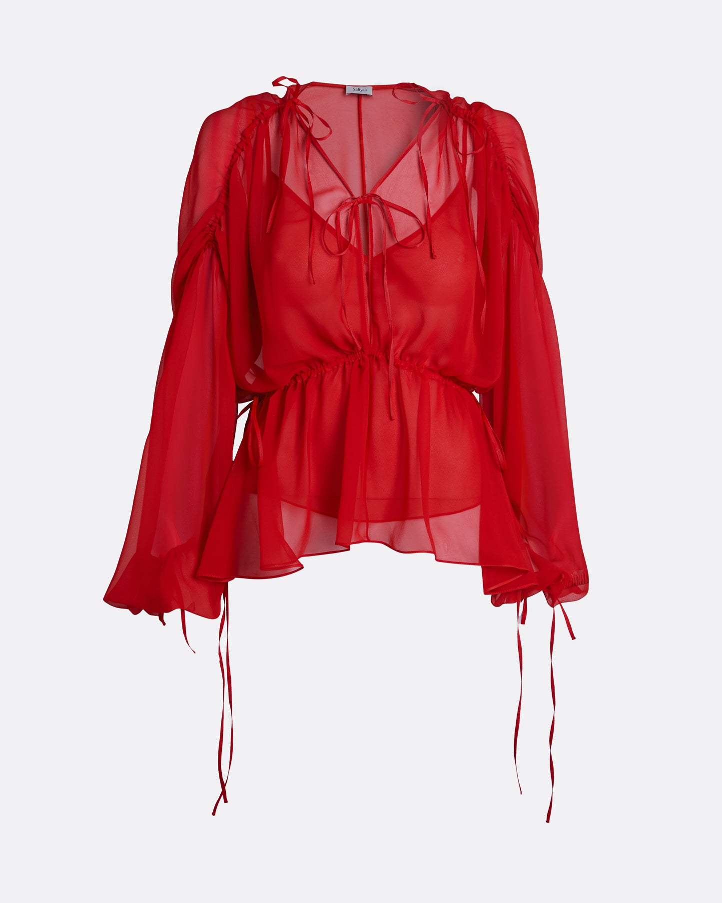 Landon Top in Lacquer Red