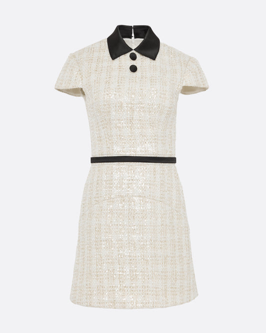 Karoh Short Dress in Golden Ivory