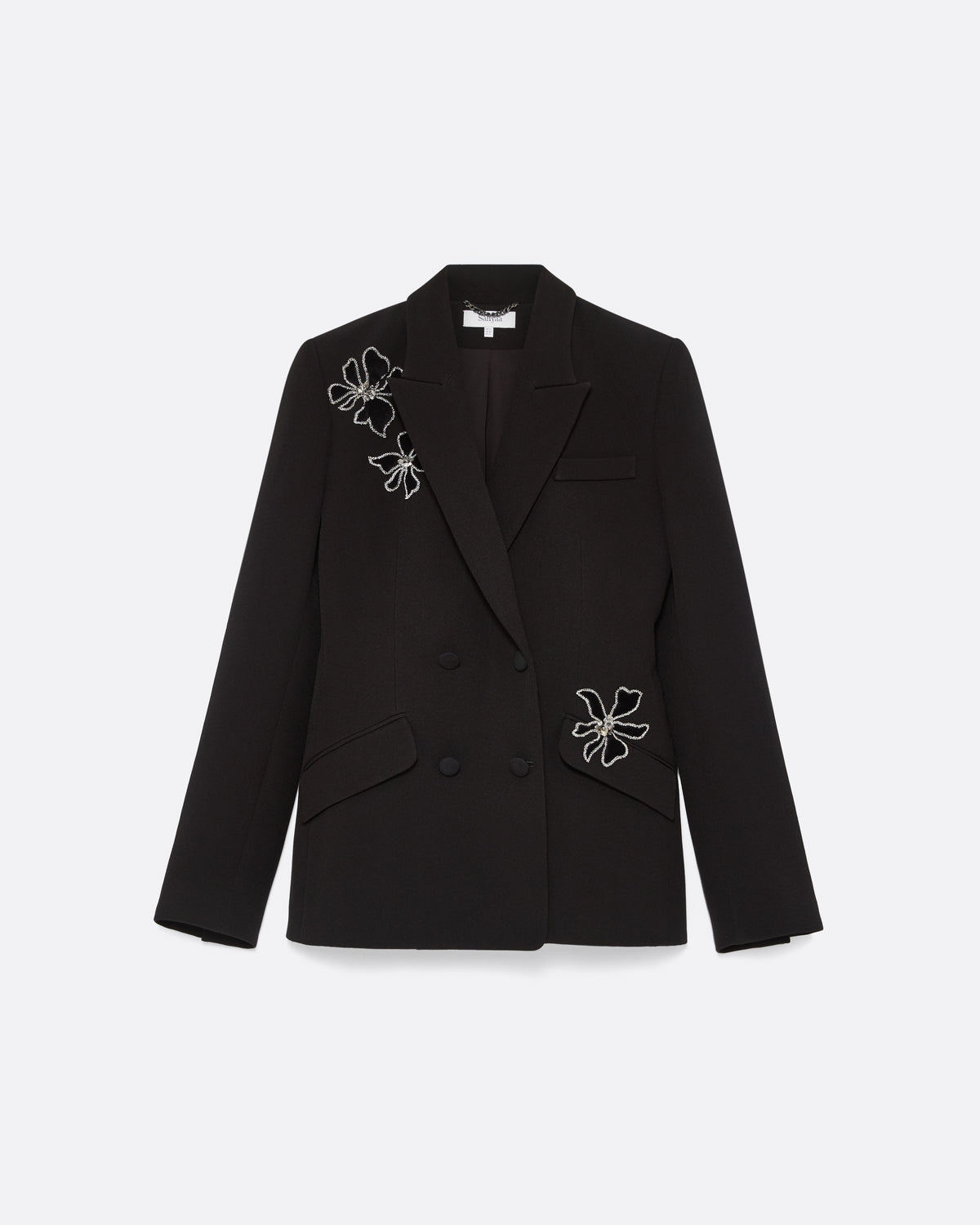 Wynnie Embroidered Jacket in Black