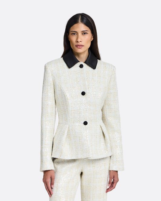 Dorinda Jacket in Golden Ivory