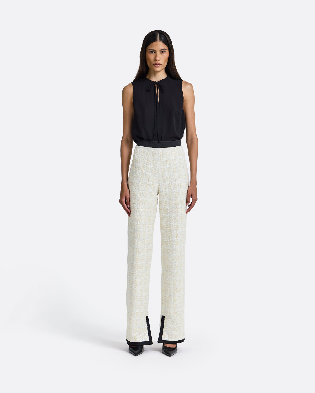 Jeona Trouser in Golden Ivory
