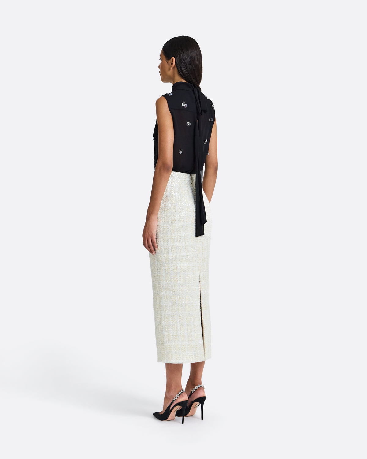 Paline Skirt in Golden Ivory