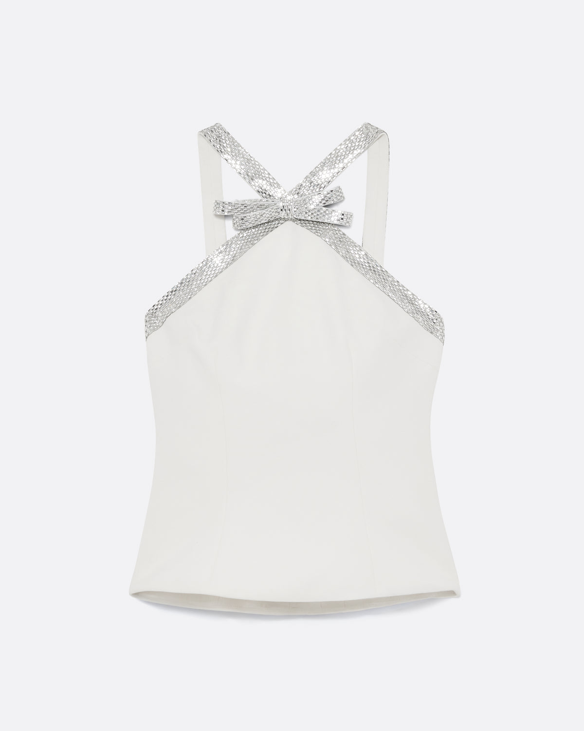 Dienna Embroidered Top in Ivory