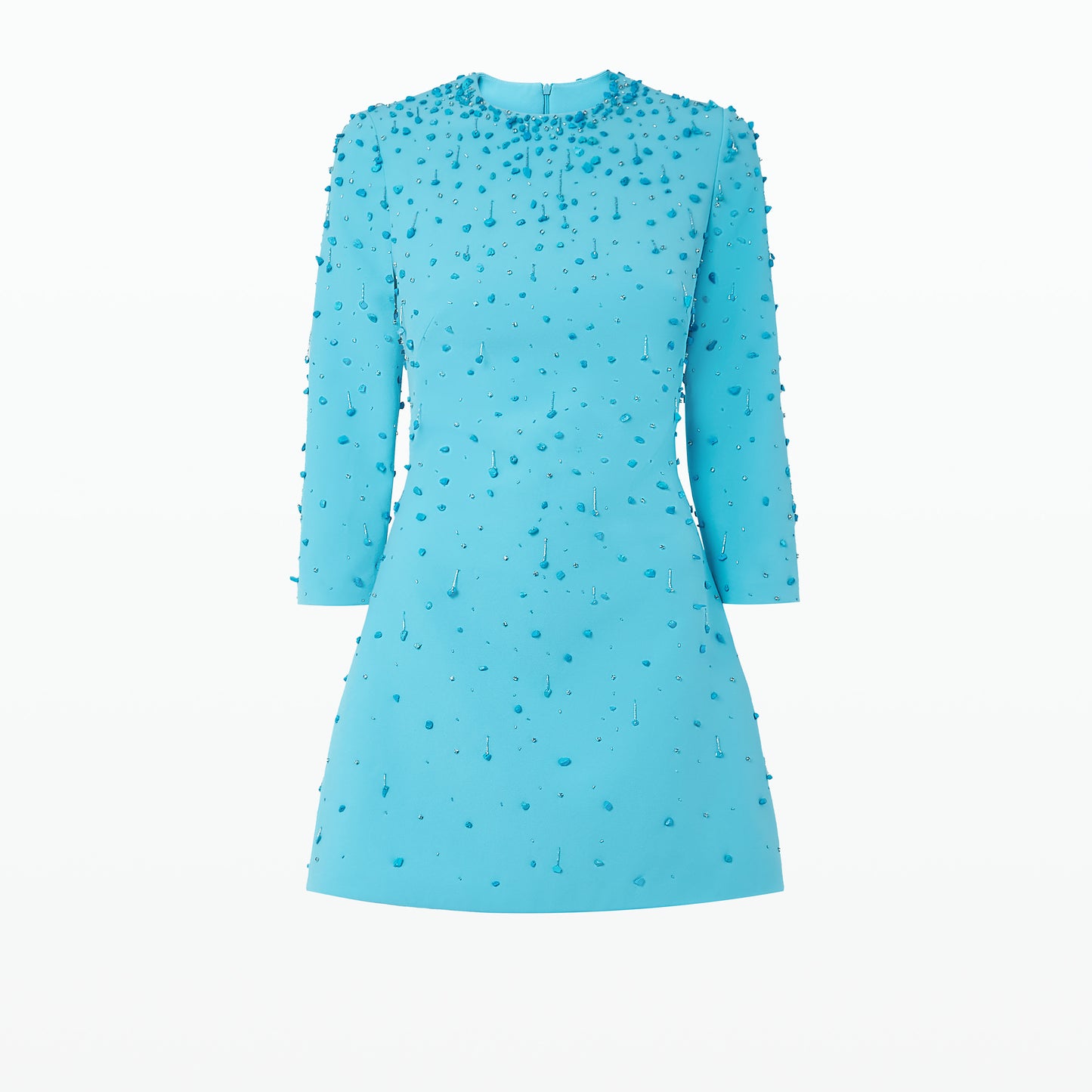 Renalle Aquamarine Short Dress