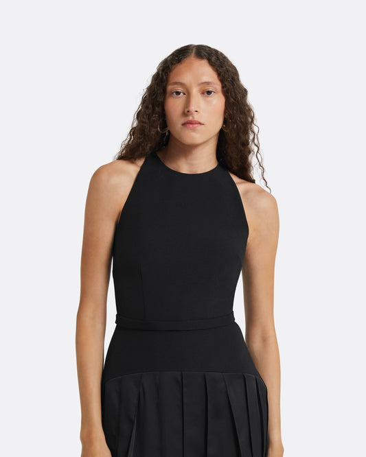 Tonina Black Short Dress
